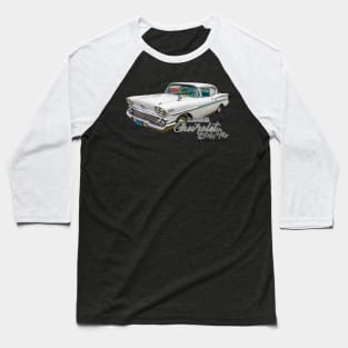 1958 Chevrolet Bel Air 2 Door Sedan Baseball T-Shirt